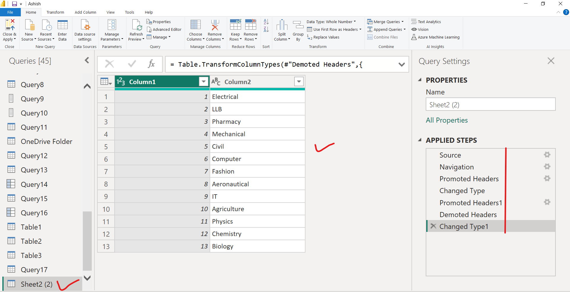 Duplicate the table (query) in Power BI