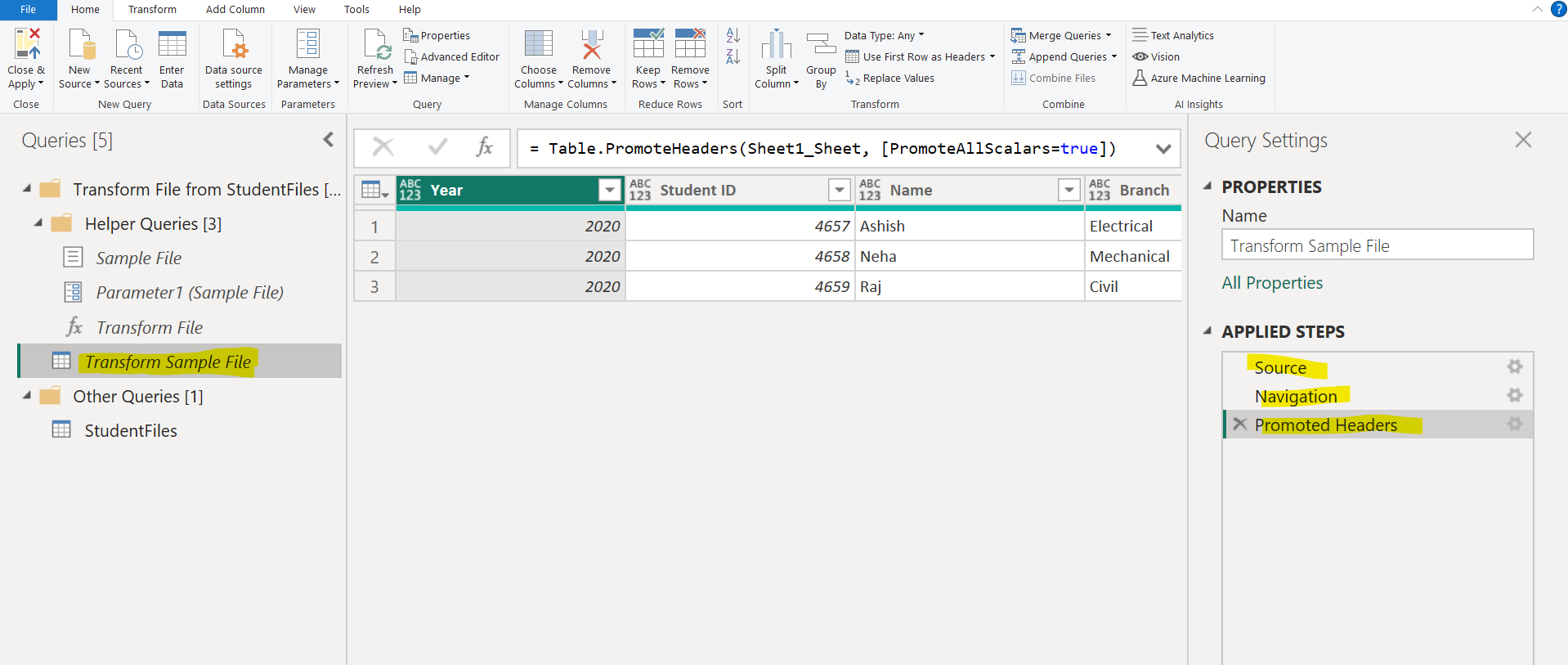 Folder connector in Power BI Folder connector in Power BI