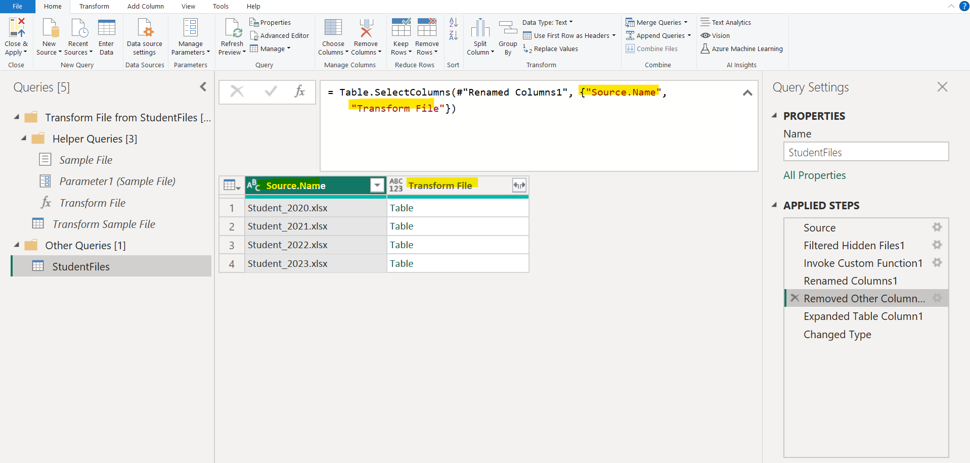 Folder connector in Power BI Folder connector in Power BI