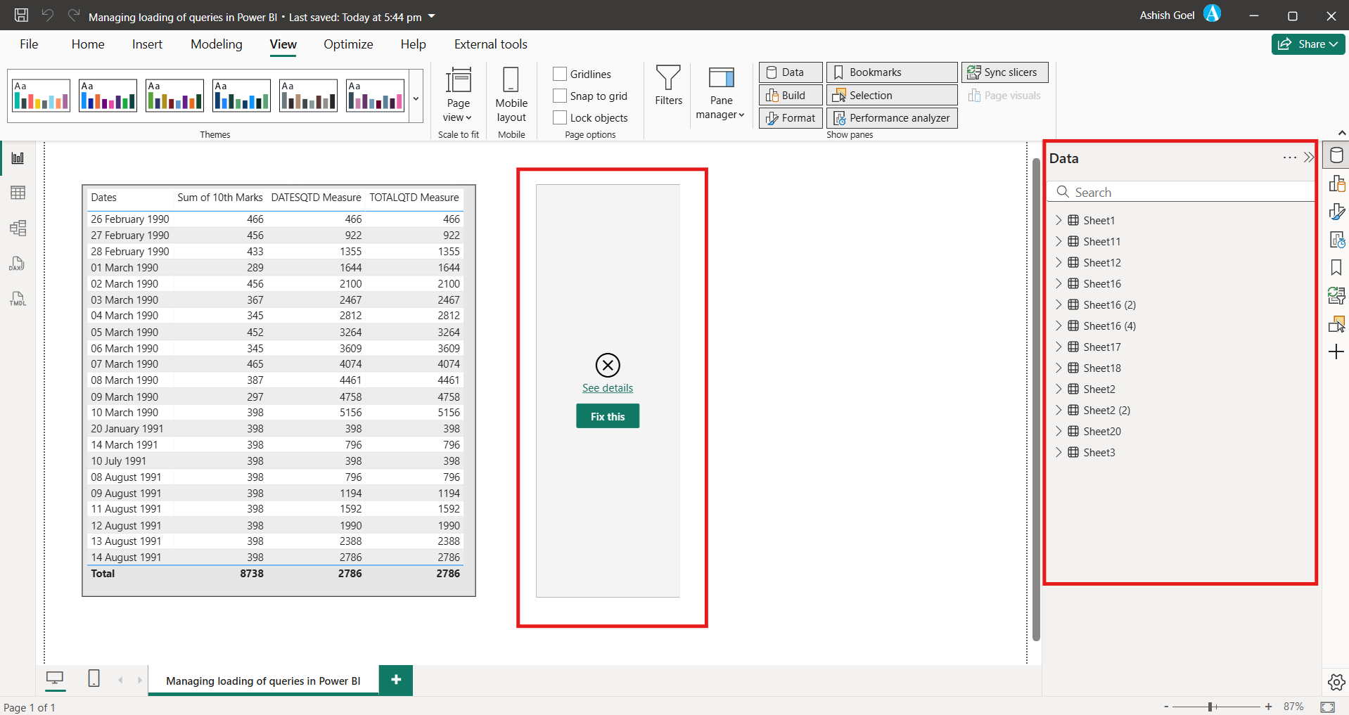 Manage loading of queries in Power BI Manage loading of queries in Power BI