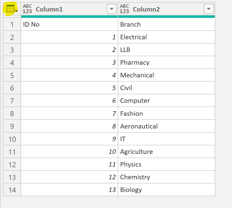 Promote Header in Power BI Promote Header in Power BI