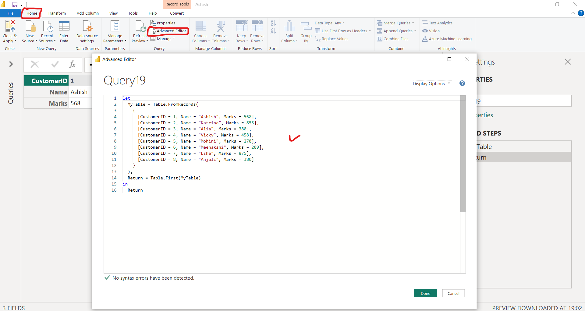 Basic Points in Power Query M language