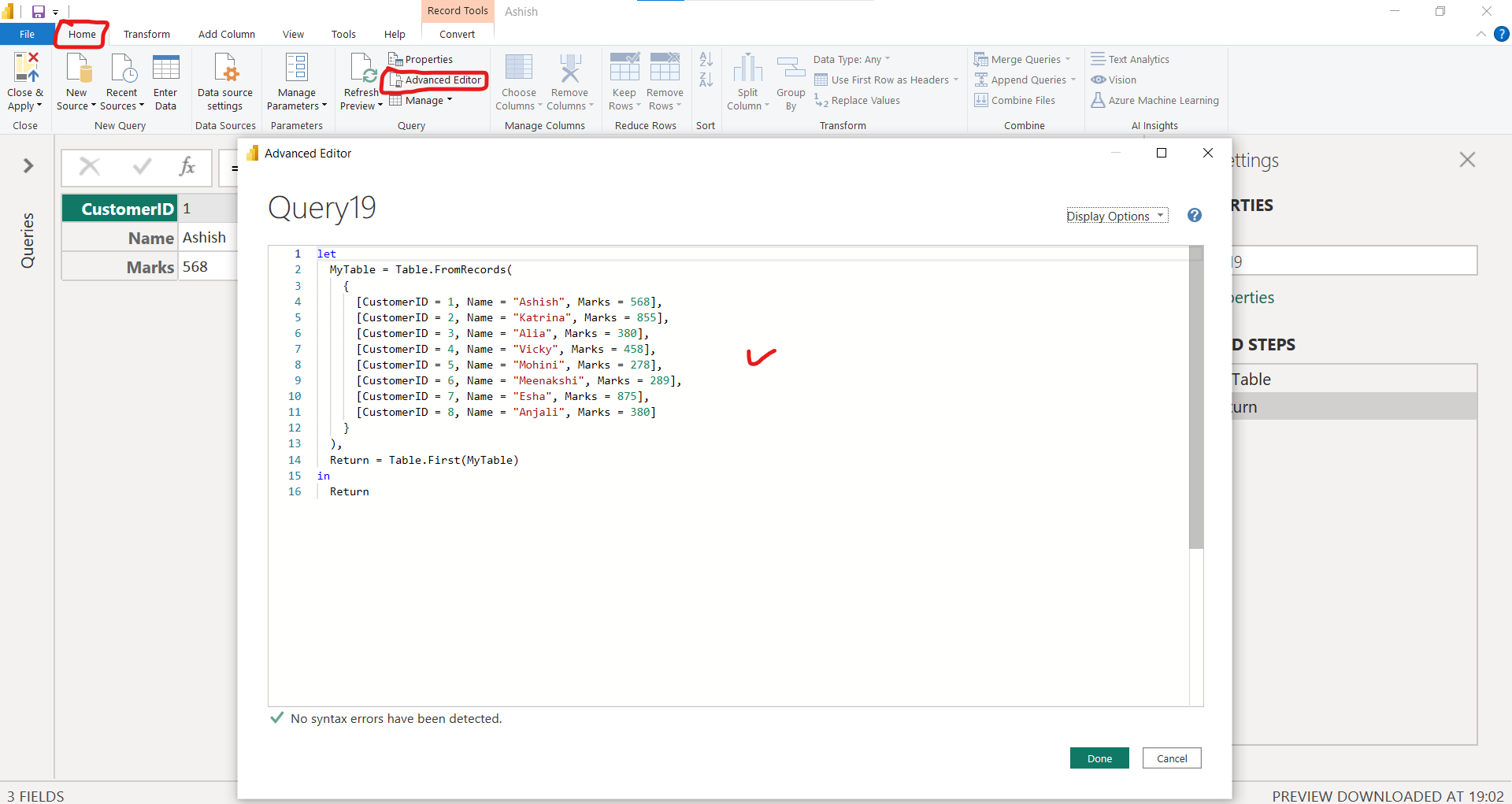 Basic Points in Power Query M language Basic Points in Power Query M language