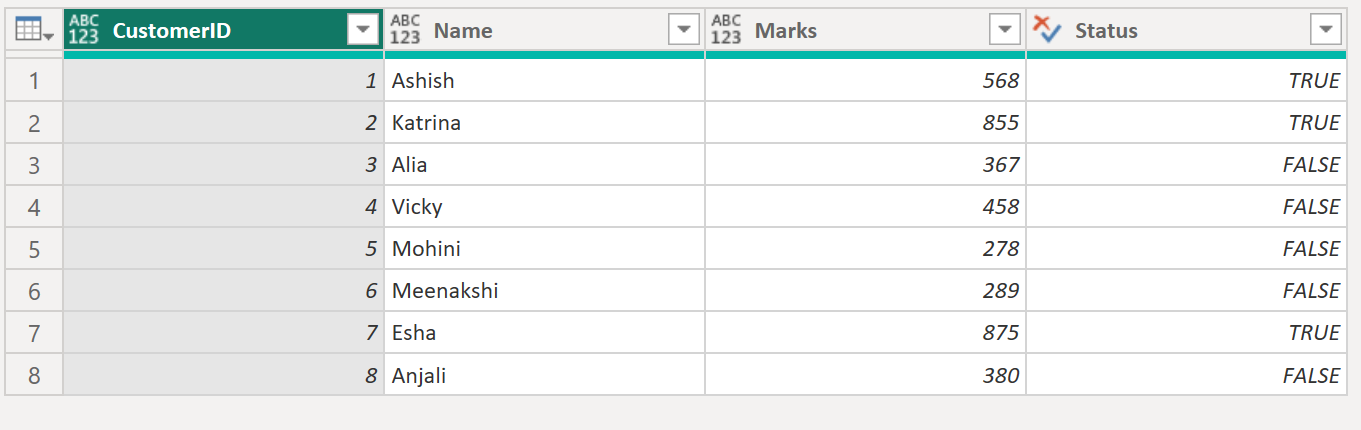 Logical data type in Power Query Logical data type in Power Query
