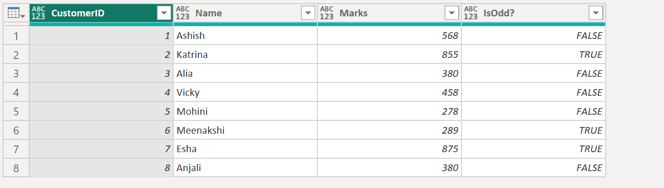 Number.IsOdd function in Power Query Number.IsOdd function in Power Query