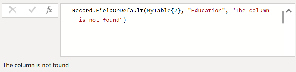 Record.FieldOrDefault function in Power Query