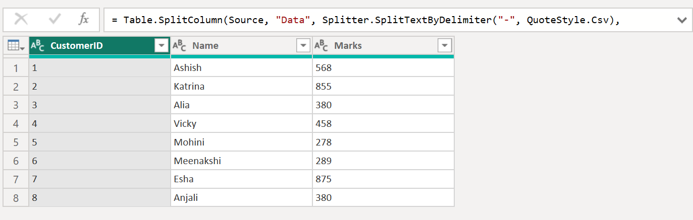 Splitter.SplitTextByDelimiter Function in Power Query Splitter.SplitTextByDelimiter Function in Power Query