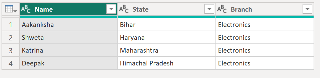 Table.Combine function in Power Query