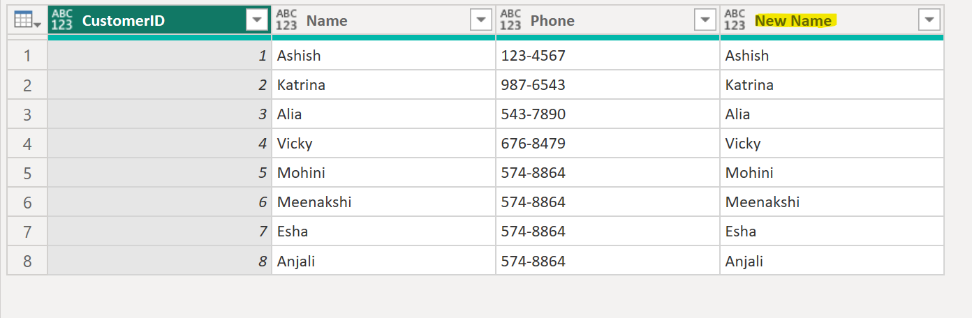 Table.DuplicateColumn function in Power Query