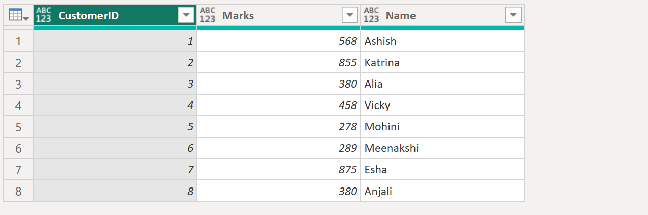 Table.ReorderColumns function in Power Query