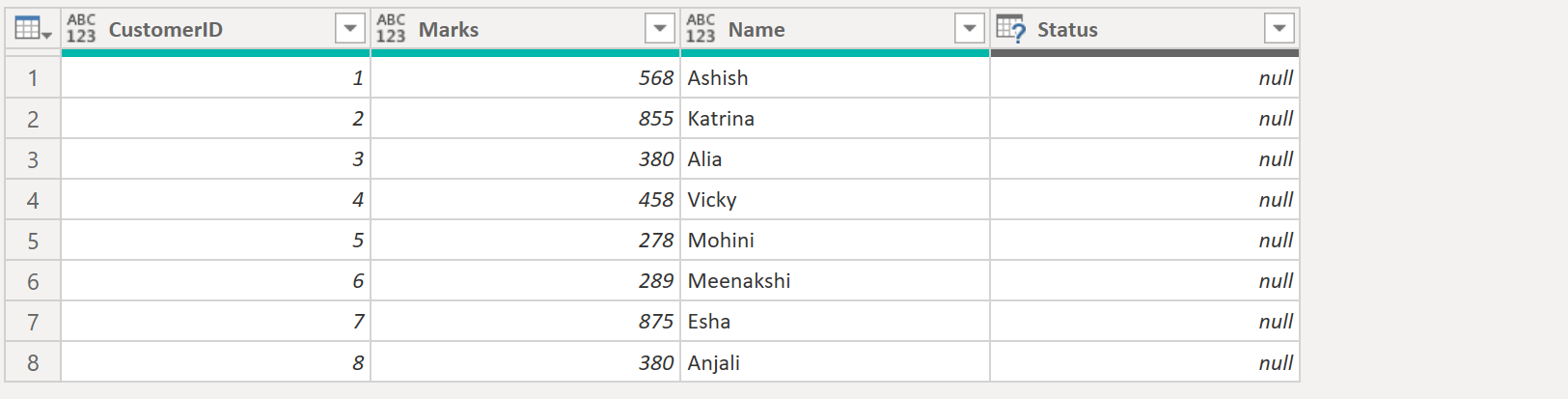 Table.ReorderColumns function in Power Query