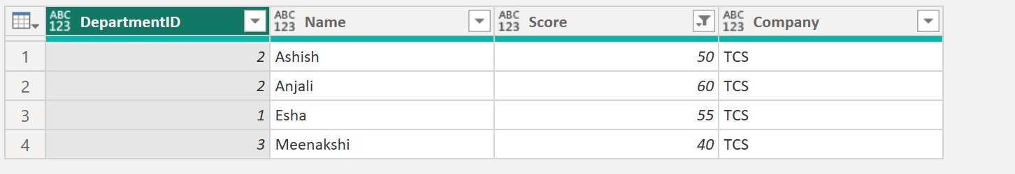 Table.SelectRows function in Power Query Table.SelectRows function in Power Query