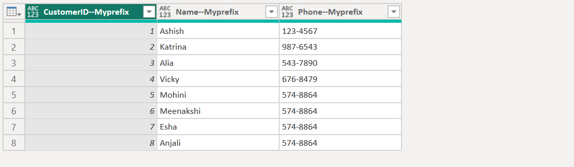 Table.TransformColumnNames in Power Query