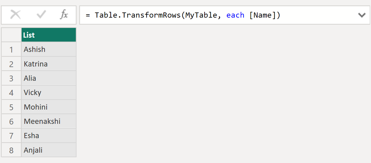 Table.TransformRows function in Power Query