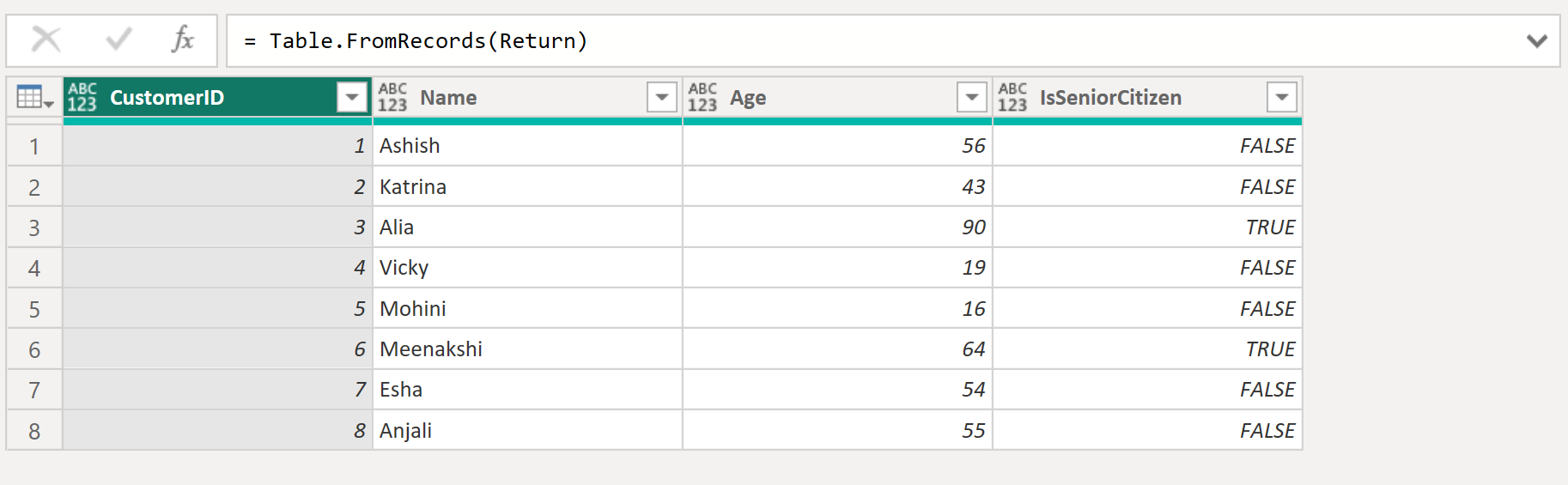 Table.TransformRows function in Power Query