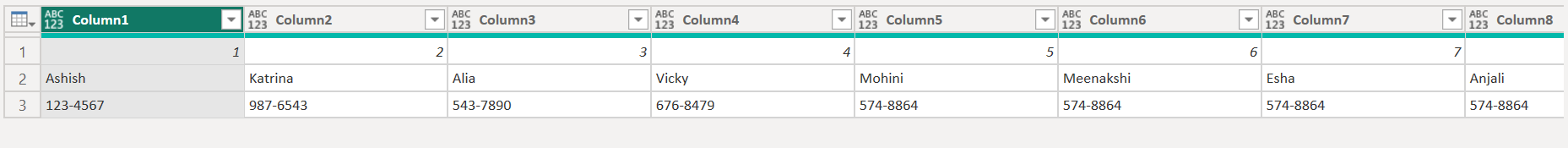 Table.Transpose in Power Query