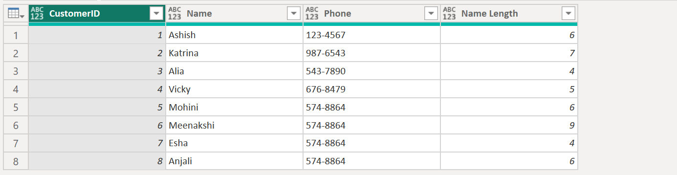 Text.Length function in Power Query