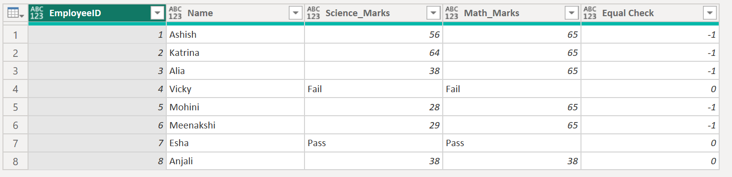 Value.Compare function in Power Query