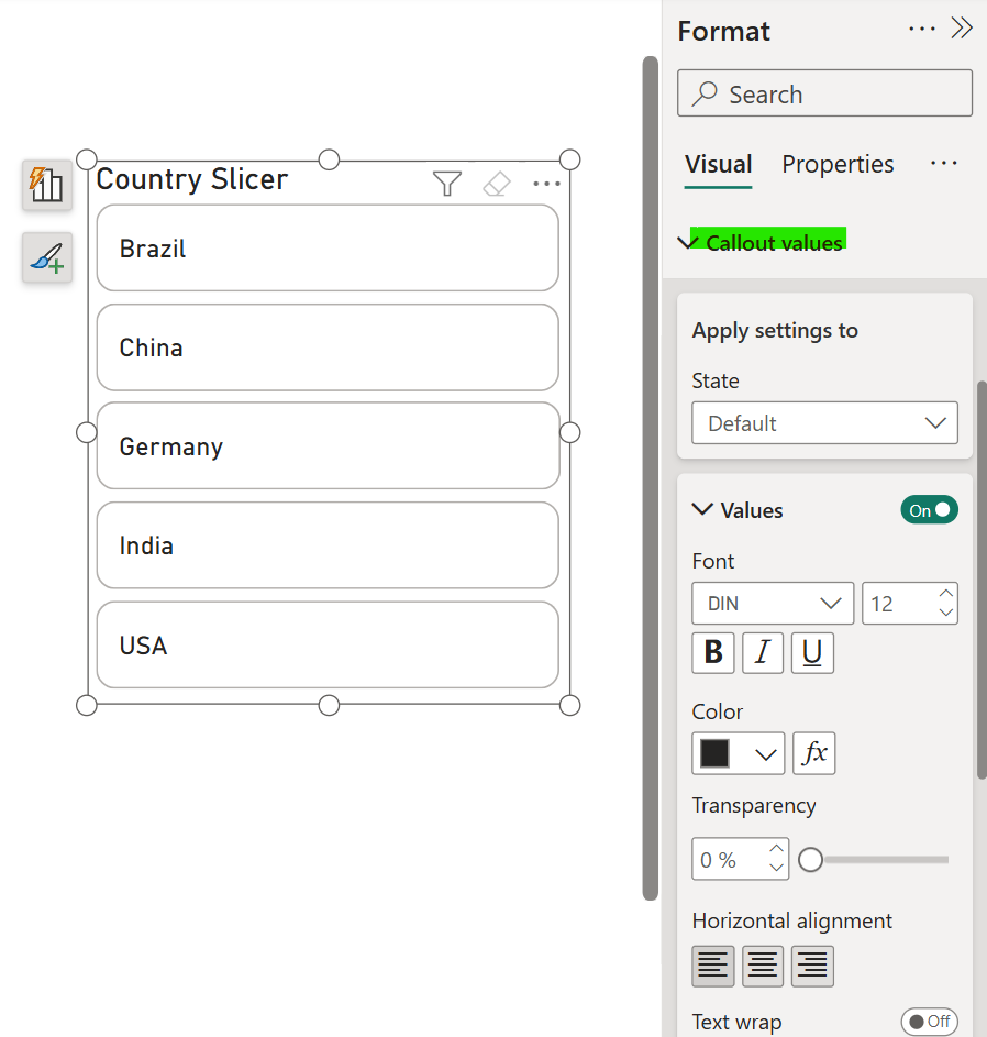 Button Slicer in Power BI