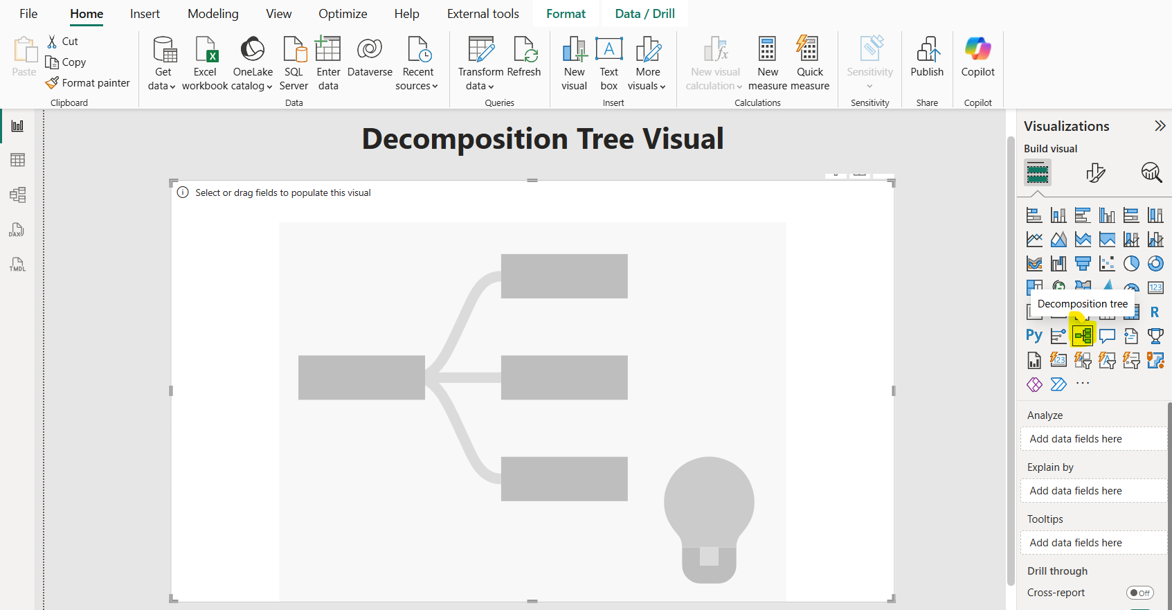 Decomposition Tree visual in Power BI Decomposition Tree visual in Power BI