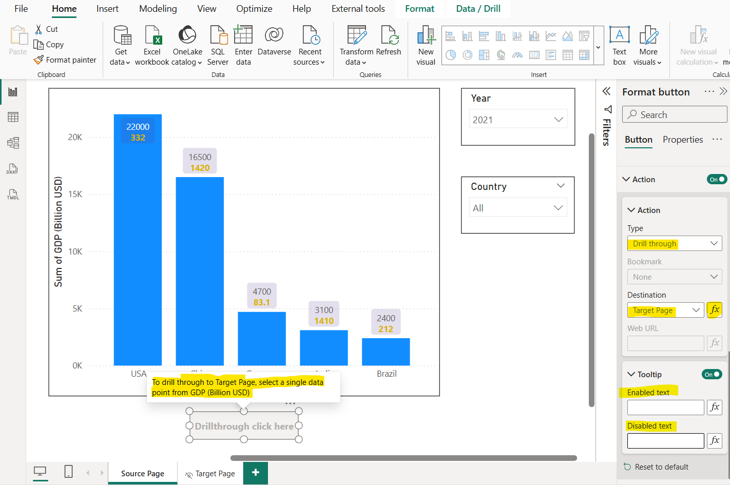 Drillthrough in Power BI Desktop Drillthrough in Power BI Desktop