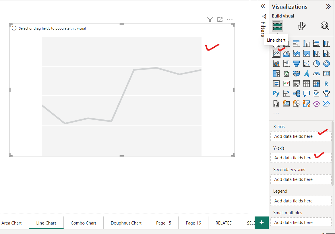 Line Chart in Power BI