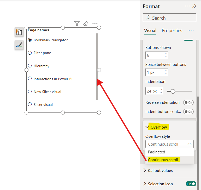 List Slicer in Power BI List Slicer in Power BI