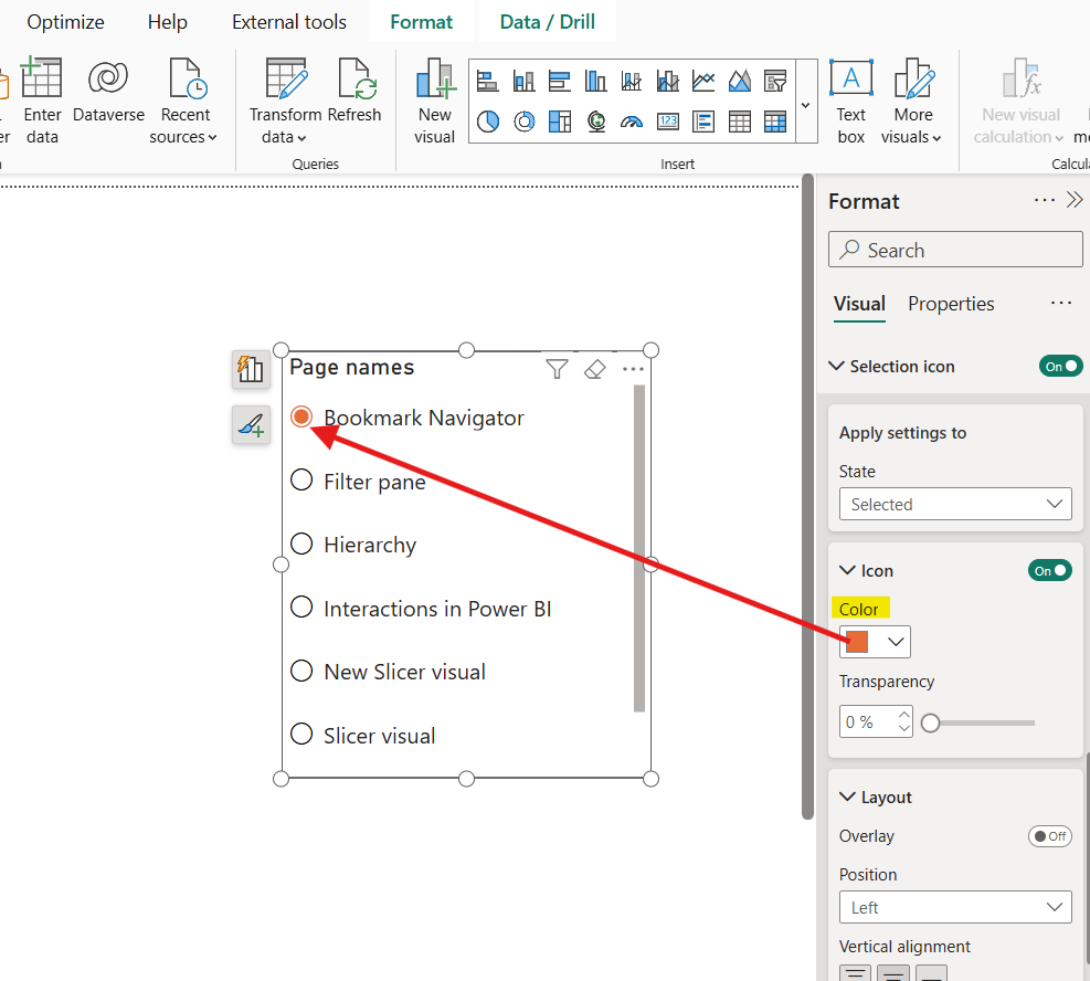 List Slicer in Power BI List Slicer in Power BI