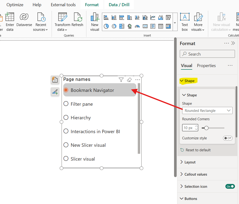 List Slicer in Power BI List Slicer in Power BI