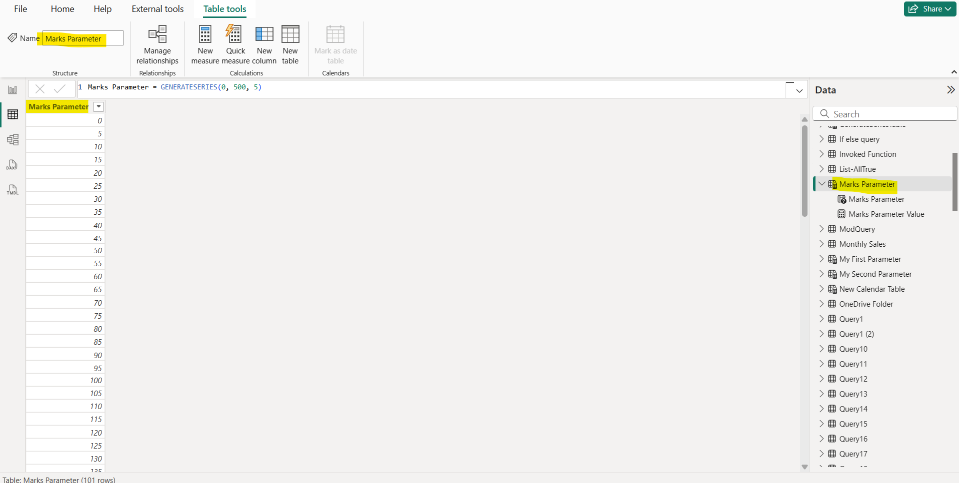 Numeric range parameters in Power BI Numeric range parameters in Power BI
