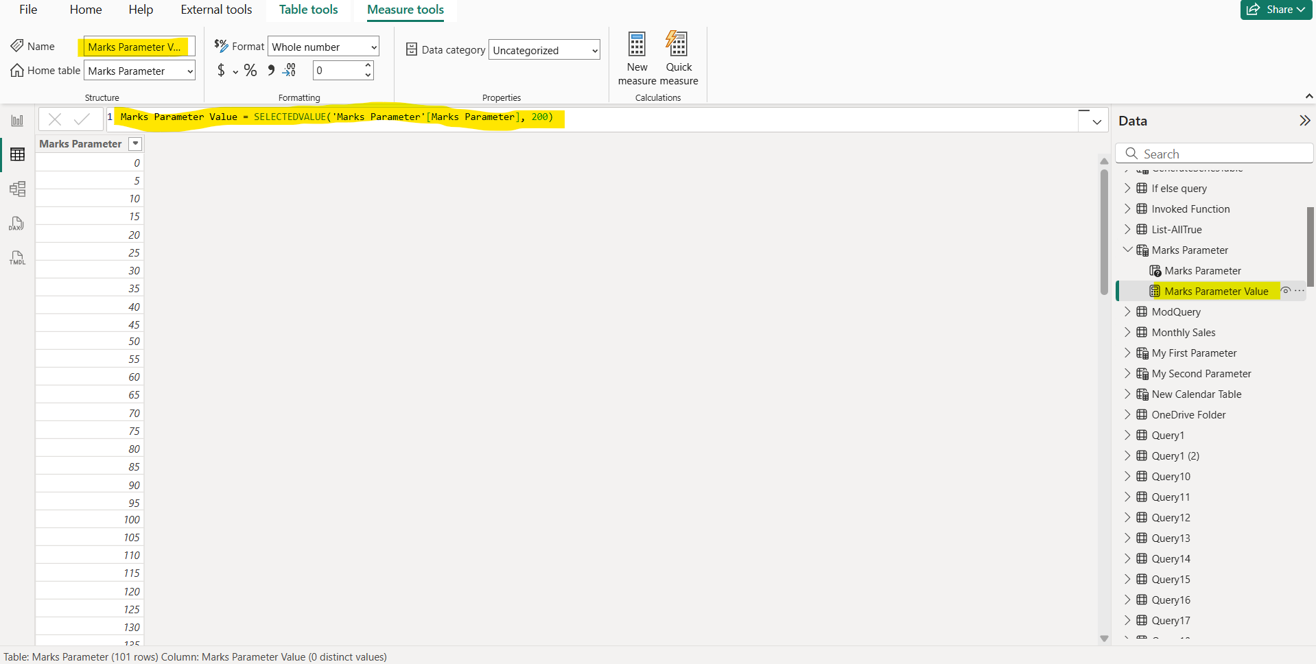Numeric range parameters in Power BI Numeric range parameters in Power BI