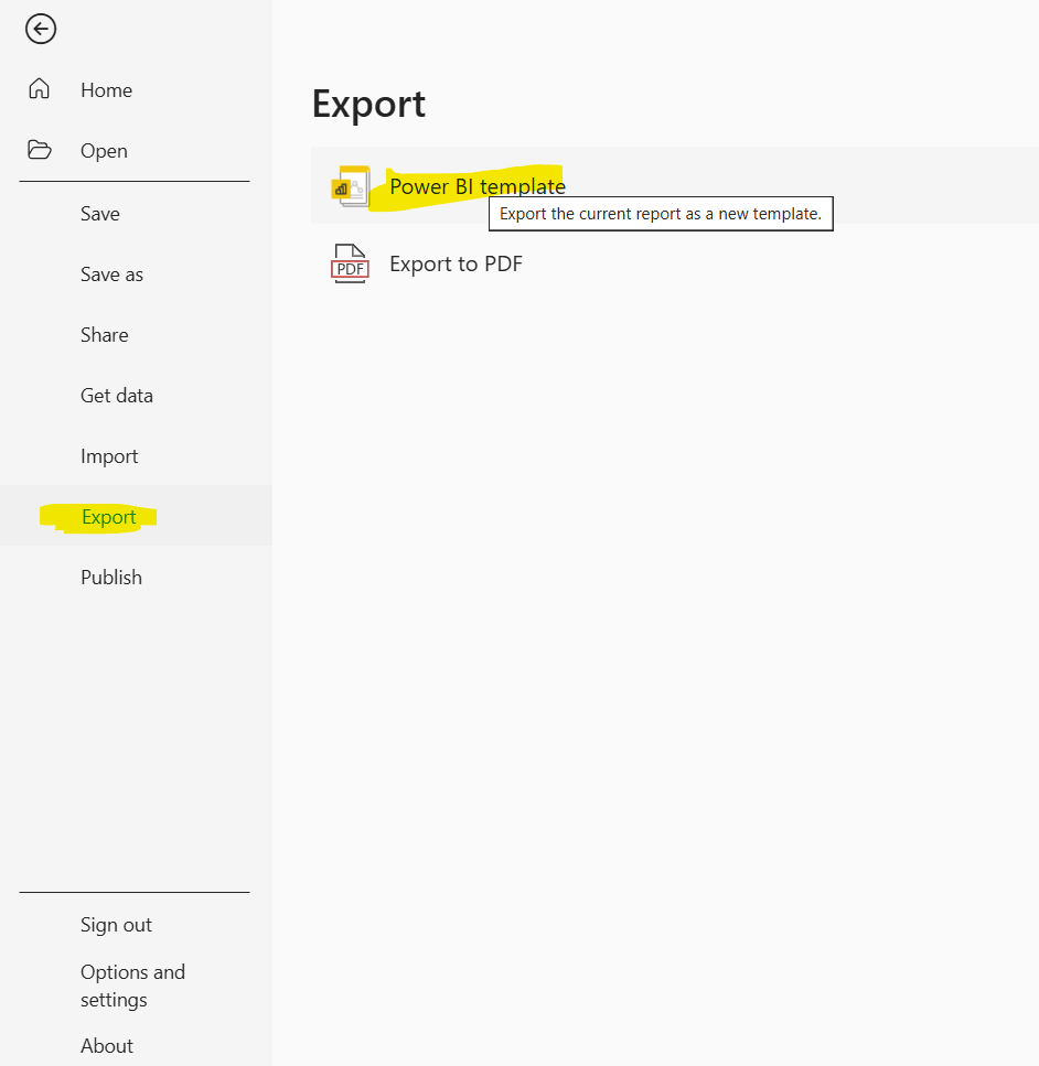 Report templates in Power BI Report templates in Power BI