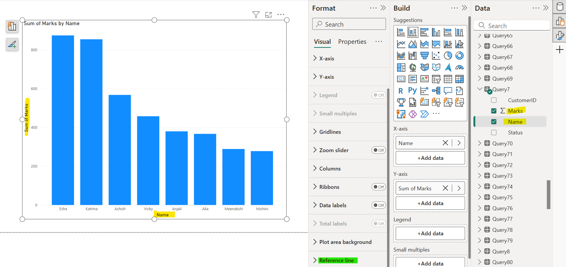 Reference Line in Power BI Desktop Reference Line in Power BI Desktop