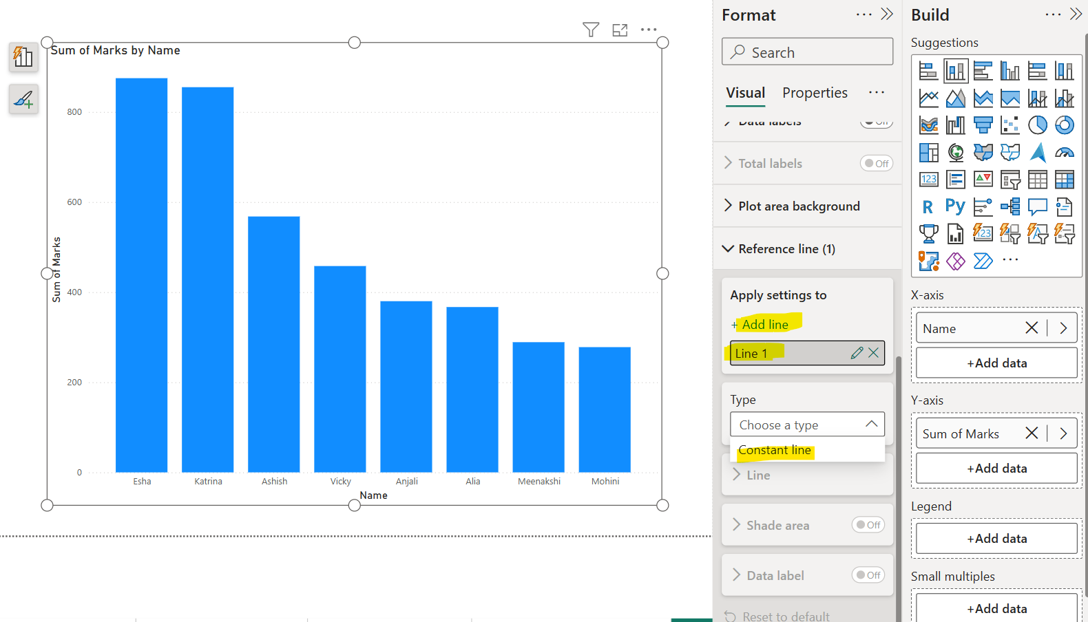 Reference Line in Power BI Desktop Reference Line in Power BI Desktop