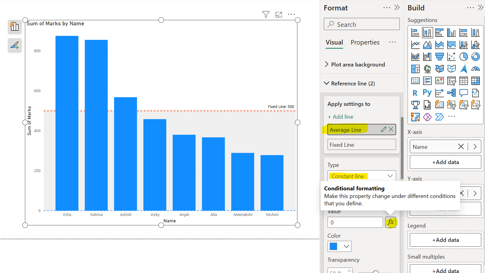 Reference Line in Power BI Desktop Reference Line in Power BI Desktop