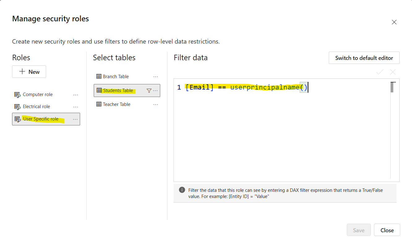 Row-Level Security in Power BI