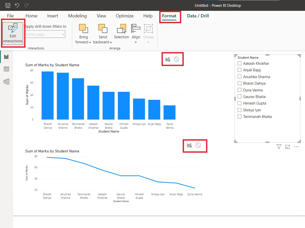 Slicer - A Filter in Power BI