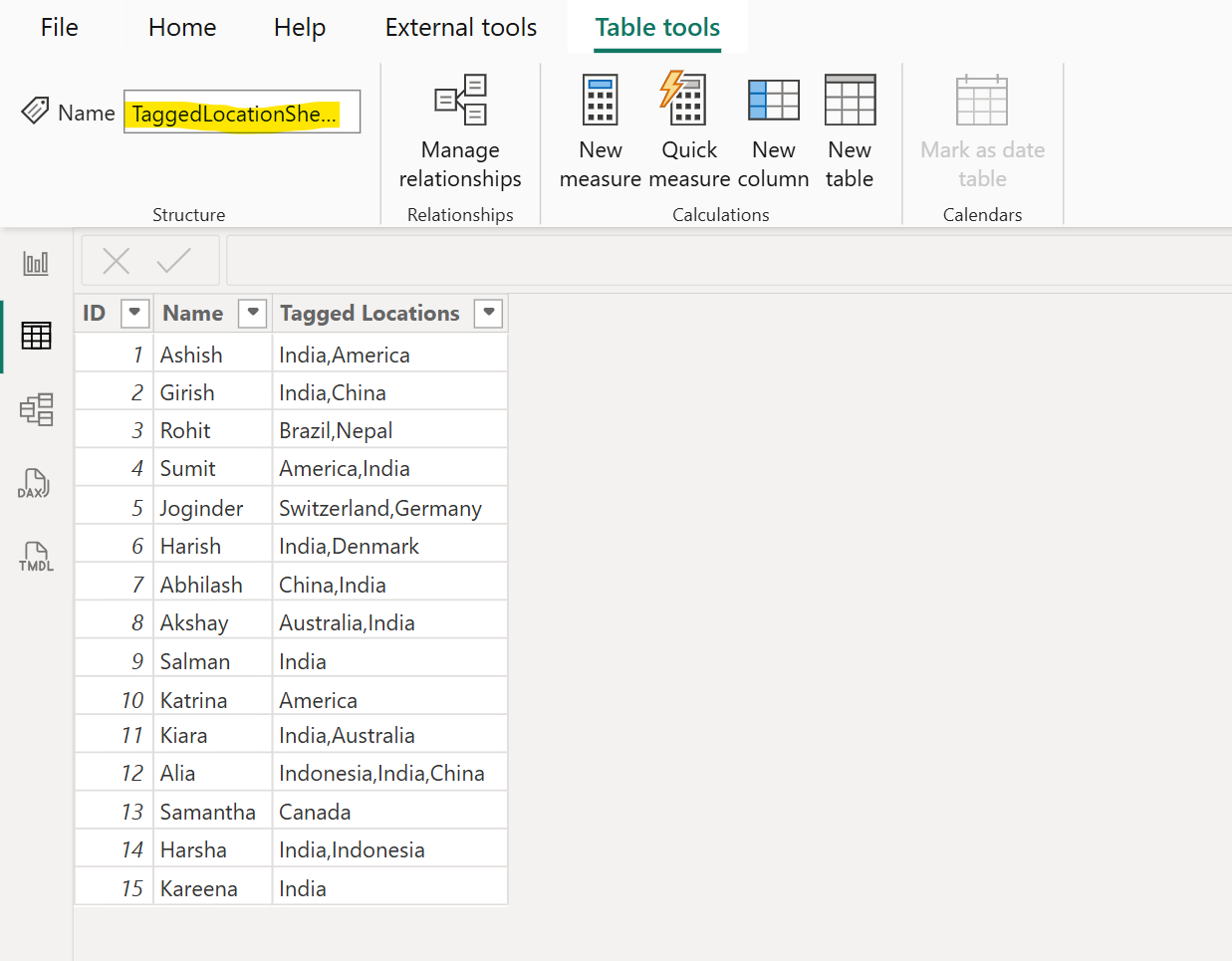 Using a Slicer to Filter Concatenated Column Using a Slicer to Filter Concatenated Column