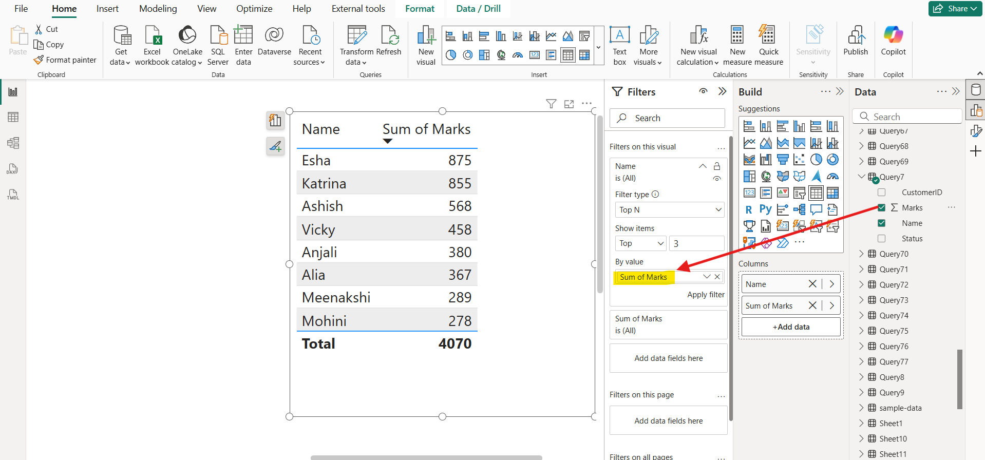 Top N Filter in Power BI Top N Filter in Power BI