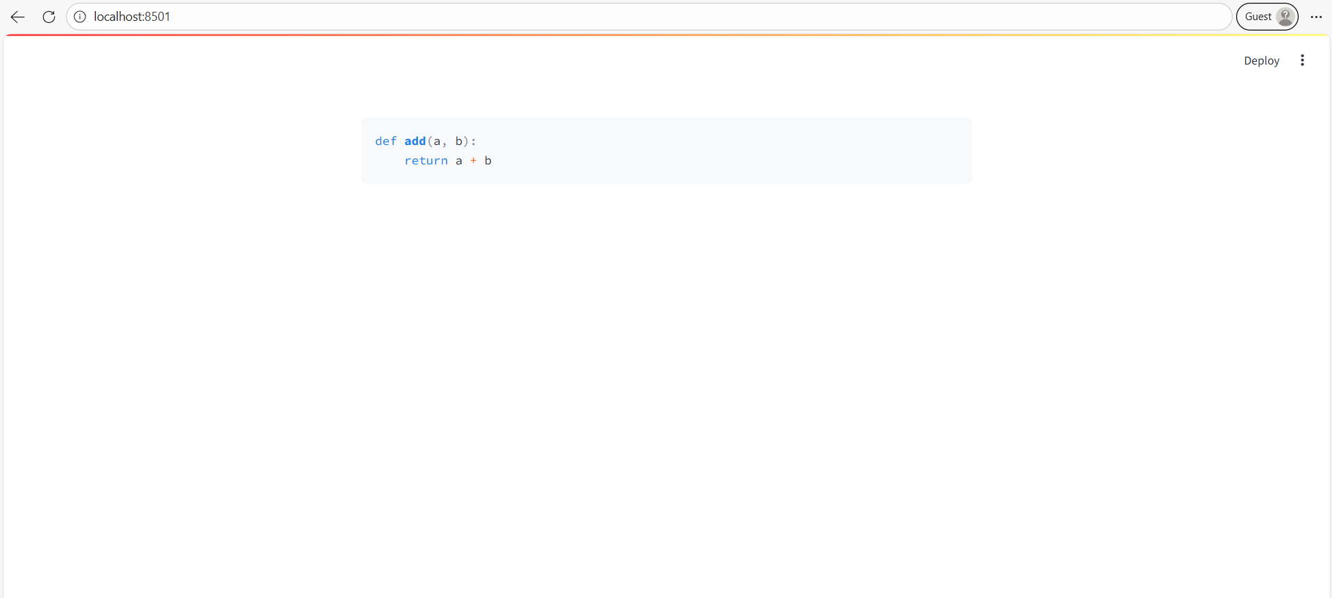 st.code() in Streamlit